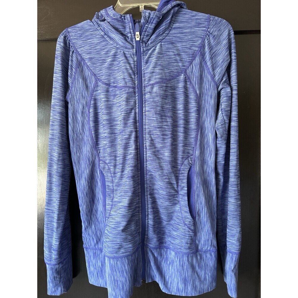 Prana Jacket Women’s Sz Small Tapered Full Zip Blue Athletic
